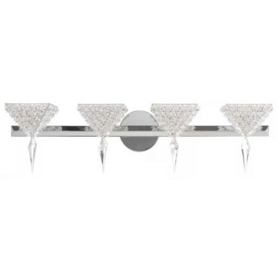 Vertex Pyramid Bath Bar by Schonbek Lighting - Starlight Lighting USA and Canada